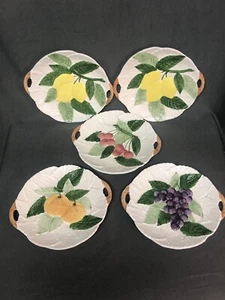 Lord & Taylor’s, Plates with Handles, Fruit Designs, Lot of 3, Japan, EC - Picture 1 of 8