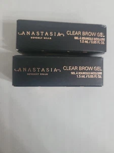 2X Anastasia Beverly Hills Clear Brow Gel 0.05 Oz Each - Picture 1 of 2