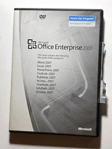 Microsoft Office Enterprise 2007 (Home Use) mit Schlüssel (Word, PowerPoint, Excel, etc.) - Bild 1 von 5
