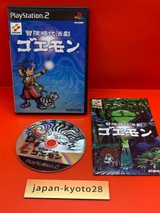Bouken Jidai Katsugeki Goemon PS2 Konami Sony PlayStation 2 From Japan - Picture 1 of 8