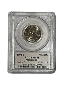 2002-P Mississippi State Quarter MS68 (12425) - Picture 1 of 4