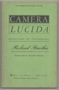 Roland BARTHES, Richard Howard / CAMERA LUCIDA REFLECTIONS ON #192641 - Picture 1 of 1