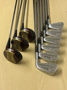 Vintage Titleist Acushnet Golf Clubs Set / Woods & Irons Right Handed - Picture 1 of 18