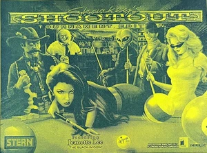 Stern Sharkey's Shootout Pinball Machine Game Manual Schematics ORIGINAL - Picture 1 of 3