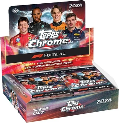 New 2024 Topps Chrome F1 Formula 1 Qualifying Lap Hobby Box - Image 1 of 4