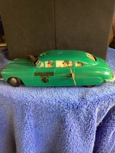 Vintage 1950’s Marx Toy Wind Up Police Car Modeled After The Hudson Pressed Stee - Bild 1 von 24