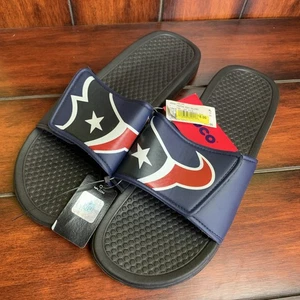 Houston Texans Sandles FOCO Mens 13-14 XL NFL Football NEW - Picture 1 of 5