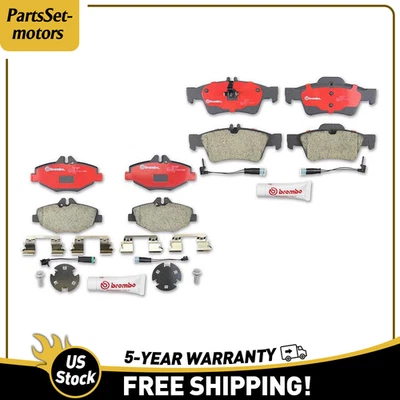 Juego de pastillas de freno delanteras y traseras Brembo cerámicas para Mercedes-Benz E350 2006 2007 2008 Foto 1 de 2