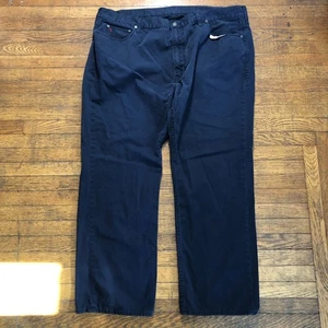 Polo Ralph Lauren 867 Pants Men’s Size 46Bx32 Navy Blue Five Pocket Chino Big - Picture 1 of 11