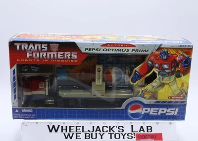 Pepsi Optimus Prime Transformers Robots in Disguise 2007 Hasbro NEW MISB SEALED - Image 1 of 4