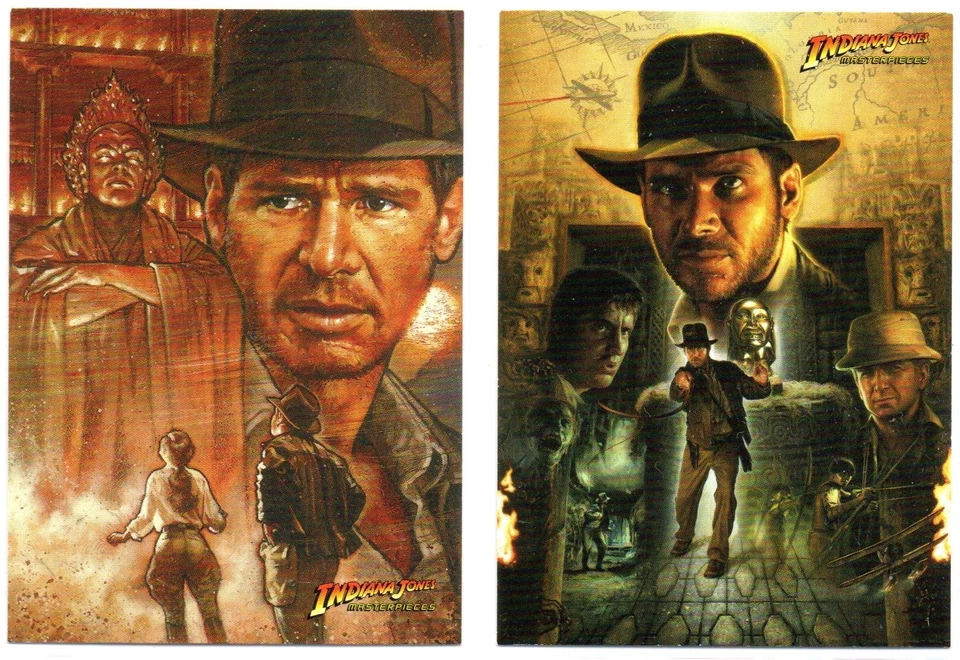 Indiana Jones Masterpieces, Topps 2008: Complete 90 Card Base Set - Image 1 of 1