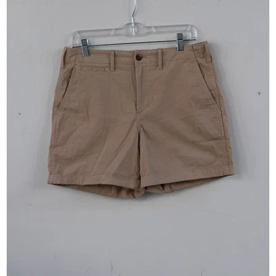 Pantalones Cortos Gap Para Mujer 8 Caqui Algodón Caqui Puños 5” Entrepierna Clásicos Ligeros Foto 1 de 4