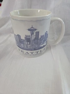 Taza de café Starbucks Seattle 2006 Architecture Series 18 OZ tazas de cerámica - Imagen 1 de 5