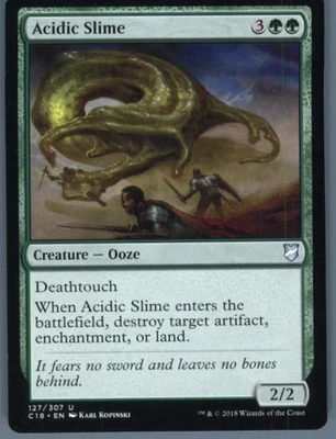 Magic the Gathering MTG Commander 2018 Acidic Slime #127 - Image 1 of 2