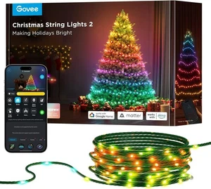 Govee RGBWIC Luci di Natale 30M, Decorazioni per Interni e Esterni 300 led - Foto 1 di 8