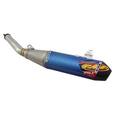 FMF Racing 044455 Factory 4.1 RCT Slip-On-Blue Anodized Titanium Muffler-Carbon - Image 1 of 2
