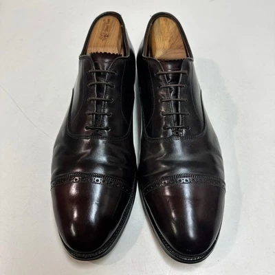 NEW HEELS Alden 9015 Perf Tip Bal Oxford Color 8 Shell Cordovan USA 10.5 AA/B - Image 1 of 4