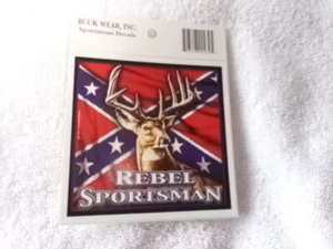 BUCK WEAR DECAL-REBEL SPORTSMAN - Picture 1 of 1