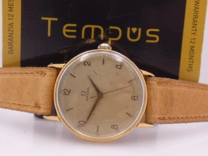 OMEGA VINTAGE CALATRAVA ANNO 1944 P.O. 18KT REF.2346/2 HAND WINDING CAL. 30T2SC - Foto 1 di 16