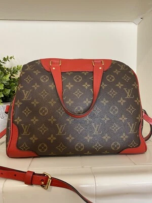 Bolso de Hombro LOUIS VUITTON Retiro Casi Nuevo Monograma Lona 2 Vías Cerise Foto 1 de 4