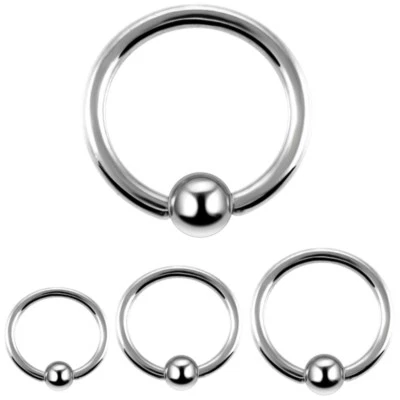 BCR PIERCING KLEMMKUGELRING TRAGUS RING LIPPEN SEPTUM NASENPIERCING OHR HELIX - Bild 1 von 2