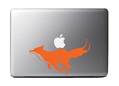 Fast Running Fox - Vinyl Decal for 13" Macbook - Image 1 of 1
