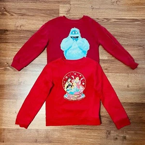 Disney Big Girls Snow Globe & Bumble Rudolph Long Sleeve Thermal Medium (7/8) - Picture 1 of 7