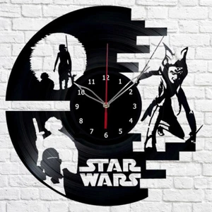 Vinyl Clock Star Wars Wall Clock Unique Art Vinyl Record Wall Clock 615 - Picture 1 of 12