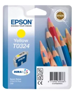 Epson Cartouche Jaune T0324 pour Epson STYLUS C70, C70 Plus, C80, - Imagen 1 de 1