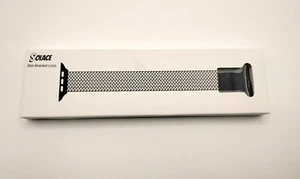Bracelet Apple Watch Solace - Boucle tressée fine - 38/40/41MM - Noir Taille S. Neuf dans sa boîte - Photo 1 sur 3