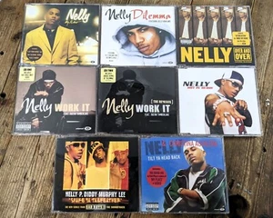 Nelly CD Single Bundle/Job Lot/Collection x8: Tilt Ya Head Back, Hot In Herre - Picture 1 of 9