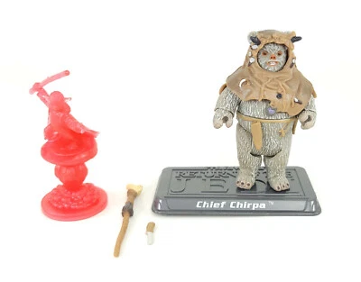 星球大战 SAGA 系列 039 EPISODE 6 HASBRO 2006 首席 CHIRPA EWOK 4 英寸 — 第 1/4 张图片