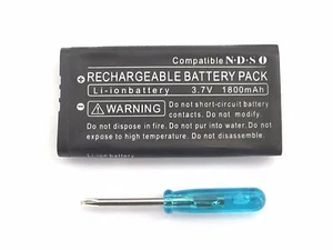 Rechargeable Battery and Screwdriver for Nintendo DSi 3.7v 1800mAH * NEW * - Picture 1 of 1