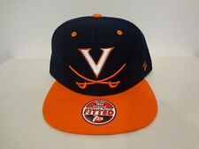 VTG NCAA Virginia Cavaliers LOGO Fitted 7 3/4 Hat 90s Zephyr NEW NWT Wool Blend