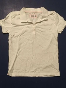 OLD NAVY Girls' White STRETCH SSl Polo Uniform Shirt ~ Sz XS (5-6) - Picture 1 of 1