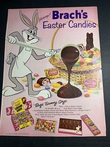 1958 Brachs Easter Candy Buggs Bunny anuncio original Warner Bros - Imagen 1 de 11