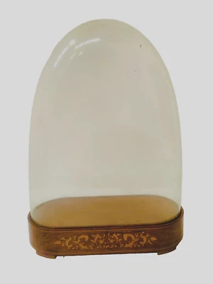 Ancien globe d'horloge ou pendule Charles X base en marqueterie  . XIX siècle . - Photo 1/4