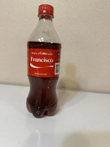 2014 Share A Coke With Francisco Limited Edition Coca Cola Bottle  USA - Picture 1 of 4