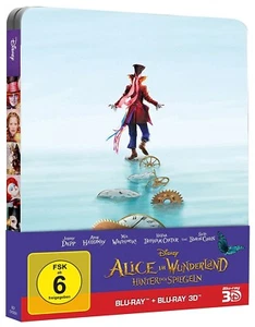 ALICE IM WUNDERLAND: HINTER DEN SPIEGELN (Blu-ray 3D + Blu-ray Disc) Steelbook - Bild 1 von 1