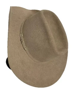 Resistol Western Men's Brown 6X Felt Hat Size 7 1/8, Long Oval NO BOX - Picture 1 of 19