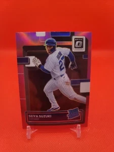 2022 Donruss Optic SEIYA SUZUKI RC #99 Pink Holo Cubs - Picture 1 of 2