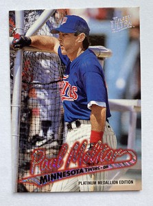 Paul Molitor 1997 Fleer Ultra Platinum Medallion #P90 HOF Minnesota Twins