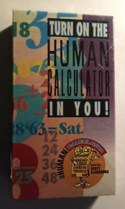Turn On The Human Calculator On You!, VHS 1991, New Sealed. - Picture 1 of 2