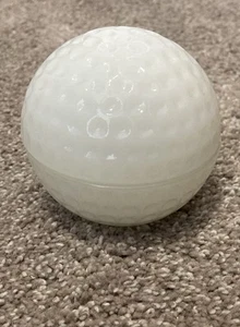 Vintage Anchor Hocking weiß Milchglas Golfball Schmuck Schale 3,25" Durchmesser - Bild 1 von 12
