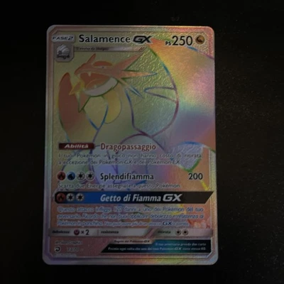 Salamence gx 73/70 Set Trionfo Dei Draghi Italiano Near Mint Hyper Fuoriserie - Immagine 1 di 4