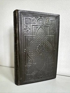 Antique 1884 German Holy Bible - Luther - Christian - Buffalo NY - Ornate Bibel - Picture 1 of 13