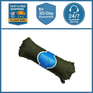100FT 550LB Paracord Mil-Spec Type III Parachute Cord 7Nylon Strand Camping Rope - Picture 1 of 8