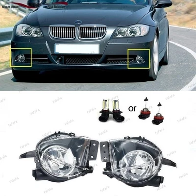 Пара светодиодных противотуманных фар переднего бампера для BMW E90 325i 328i 330i 335i 2006-08 - Изображение 1 из 4