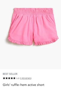 lot of 3 Girls J Crew Crewcuts Pink, Purple & White Shorts Sz 12- Excellent - Picture 1 of 3