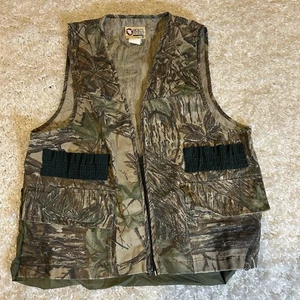 Sports Afield Hunting Vest Men’s Medium Realtree Camo Game Pouch 12 Shot Shell - Picture 1 of 8